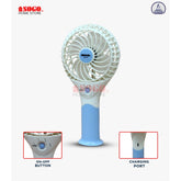 Sogo USB Rechargeable Mini Hand Fan (JPN-401)
